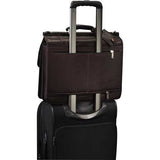 Kenneth Cole Colombian Leather Dowel Rod 15.6" Laptop Computer Messenger