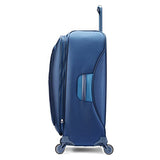 Samsonite Flexis Expandable Softside Checked Luggage With Spinner Wheels, 30 Inch, Carbon Blue