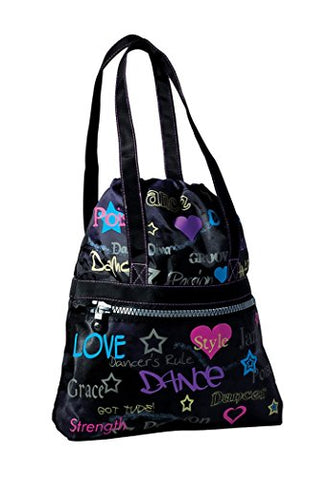 Dance Attitude Tote Bag (Colorful Screenprint Design)