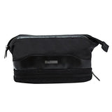 ABage Cosmetic Bag Waterproof Travel Makeup Shaving Grooming Toiletry Bag Dopp Kit, Black