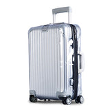 Luggage Cover Protector Clear Pvc Suitcase Protective Case With Black Zipper For Rimowa Topas…