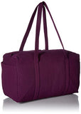 Vera Bradley Iconic Large Travel Duffel, Microfiber, Gloxinia Purple