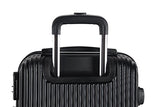 Brio Luggage 3-Piece Expandable Hardside Spinner Luggage Set Black