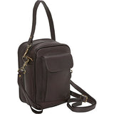 David King & Co. Male Bag with Organizer Inside, Cafe, One Size