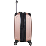 Kenneth Cole Reaction Reverb 20" Hardside Expandable 8-Wheel Spinner Carry-on Luggage, Rose Gold