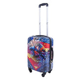DC Comics Luggage Superman 21 Inch Spinner Rolling Upright Hardsided Luggage, Multi-Colored
