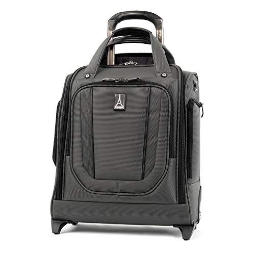 Travelpro Crew Versapack Rolling Underseat Carry-on, Titanium Grey