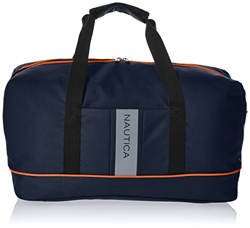 Nautica Gennaker Carry Duffle, Navy/Orange