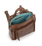 the sak unisex adult Women's Loyola Leather Mini Backpack, Teak, One Size US
