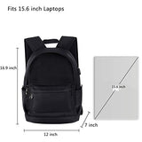 Unisex Anti-Theft Travel Backpack, Waterproof School Backpacks with USB Charging Port Business