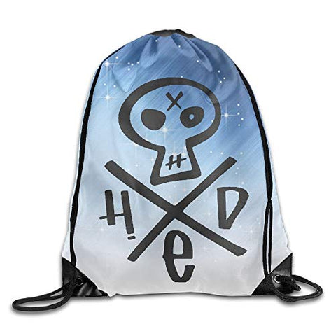 GBMVN Hed Skull Logo Unisex Drawstring Gym Sack Sport Bag