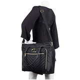 Kenneth Cole Reaction Twill with Quilted Chevron 15” Laptop Tote Black One Size