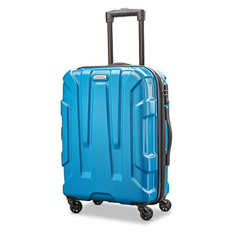 Samsonite Centric Expandable Hardside Carry On Luggage with Spinner Wheels, 20 Inch, Caribbean Blue