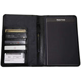 Kenneth Cole Reaction Faux Leather Mini Bifold Writing Pad, Black
