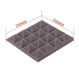 Sttech1 Acoustic Foam Tiles Soundproofing, Foam Panels Sound Insulation Soundproof Studio KTV Sound Proof Padding 5Pcs (Gray 25x25x5cm)