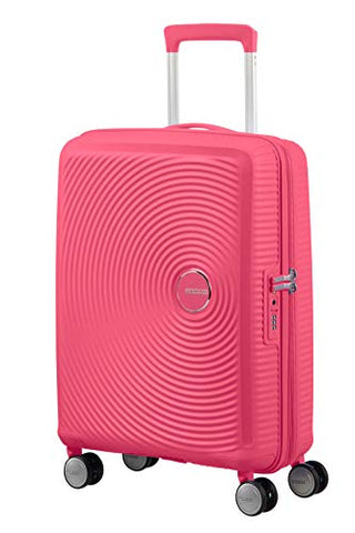 American Tourister Soundbox - Spinner Small Expandable Hand Luggage, 55 cm, 41 liters, Pink (Hot Pink)