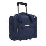 Travelers Polo & Racquet Club Rafael 15 Inch Softside Underseater With Usb Port, Navy