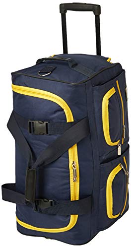 Rockland Rolling Duffel Bag, Navy, 22-Inch