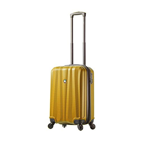 Mia Toro Italy Pozzi Hardside Spinner 20" Carry-on, Orange