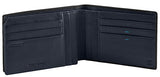 Spectrolite SLG - Billfold for 9 Creditcards, 2 Compartments Credit Card Case, 13 cm, 0 liters, Black (Black/Night Blue)