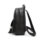 Women'S Simple Design Fashion Quilted Casual Backpack Leather Backpack For Women