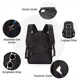 Travel Laptop Backpack Waterproof Anti Theft Backpack with Lock and USB Charging Port Large 17-17.3 Inch Computer Business Backpack for Men Women School College Backpack Blue
