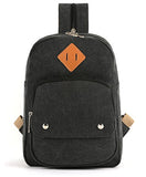 Hitop Lightweight Mini Backpack Cute Fashion Small Bag Daypack For Women (Black)