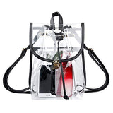 Heavy Duty Clear Backpack Stadium Security Approved Mini Gym Drawstring Bag