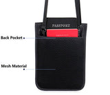 Big Mango Multipurpose Travel Wallet Passport Holder & Neck Stash Pouch with RFID Blocking for