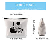 Novelty Inspired Cosmetic Bag I Love New Kid On Black Gift for Women