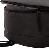 Dc Zoom Backpack - Black Polyester Backpack With Bottom Compartment