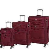it luggage Intrepid 8-Wheel Lightweight 3-Piece Set, Dark Red