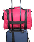 Boardingblue Under Seat 18" Duffel Bag Personal Item for Spirit & Frontier Airlines + Bonus.(Red