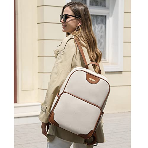 CLUCI Weekender Bag for Women Leather Overnight Carry on Travel Duffel