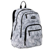 Kenneth Cole Reaction Printed Dual Compartment 16” Laptop & Tablet Backpack for School, Travel, & Work, White Marble, Laptop