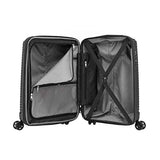 Samsonite Varro Spinner Unisex Small Black Polypropylene Luggage Bag GE6009001