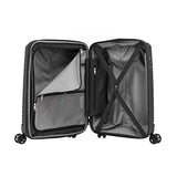 Samsonite Varro Spinner Unisex Medium Black Polypropylene Luggage Bag GE6009002