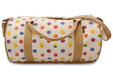 Vietsbay Women Colorful Polka Dots-26 Printed Canvas Travel Duffle Bag Was_47