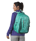 JanSport Women's Agave Backpack Ocean Teal and Lapland Green, Ocean Teal/Lapland Green