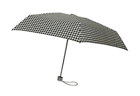 London Fog Ultra Mini Manual Umbrella,  Houndstooth