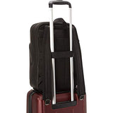 eBags Slim Colombian Leather Laptop Backpack (Black)