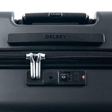 Delsey Pluggage 28" Hardside Spinner Upright Checked Luggage (Black)