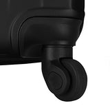 Elite Luggage Spinner Carry-On Luggage, Black