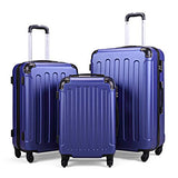 Sandinrayli Luggage Set, Lightweight & Durable Travel Suitcase with Spinner Wheels, 20” 24” 28” Hardside Spinner Set