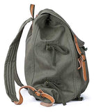 Gootium Canvas Backpack - Vintage Military Rucksack Travel Dayack