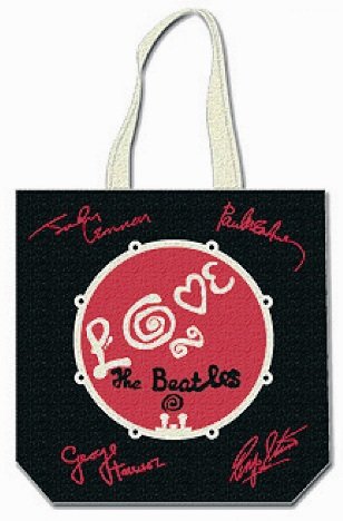 The Beatles Love Drum With Signatures Tote Bag.