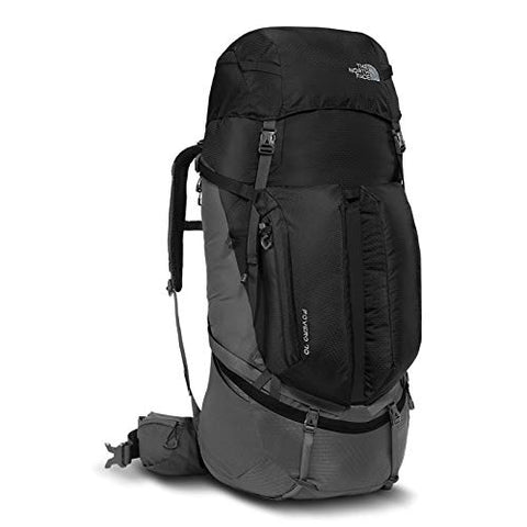 The North Face Fovero 70 Pack (TNF Black/High Rise Grey, Small/Medium)