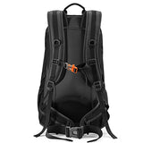 Gonex 35L Hiking Backpack Mountaineering Bag, Rain Cover Included Black