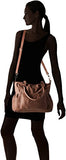 Piel Leather Zippered Cross-Body Tote, Toffee