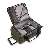 Briggs & Riley ZDX Upright Rolling Duffel Bag, Hunter, Carry-On 21-Inch